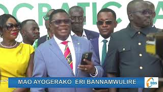 Norbert Mao ayanukudde abamutiisatiisa, agamba talina kyatya. #BBSKATI