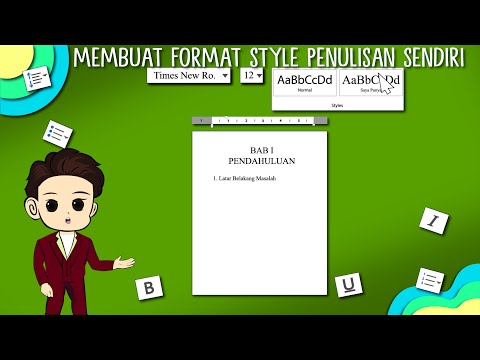 Membuat format Style Penulisan Sendiri