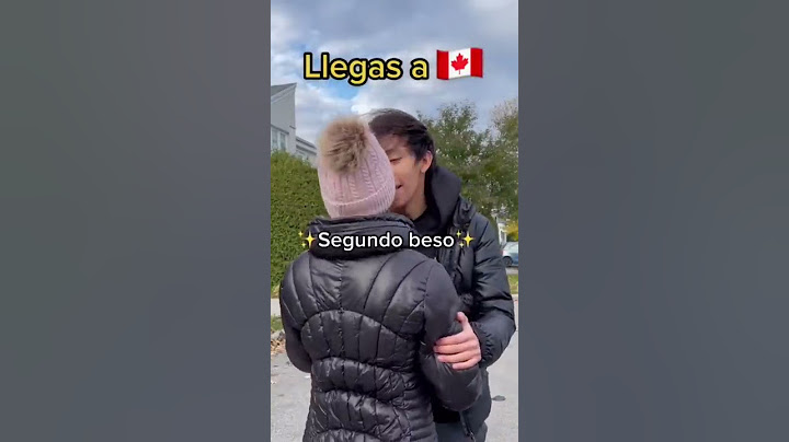 Llegas y descubres los dobles besos 😧 🇨🇦🇲🇽 #Sonrixs #Kim #Canada #Mexico