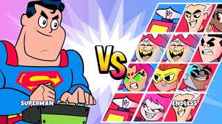 Teen Titans Go Jump Jousts 2 Superman vs All Who’s Better Fighter | Cartoon Network Games