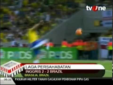 Highlight Brazil Vs Inggris 3 Juni 2013