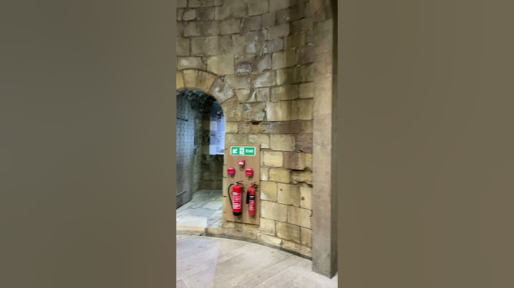 Inside a 1000 year old castle!