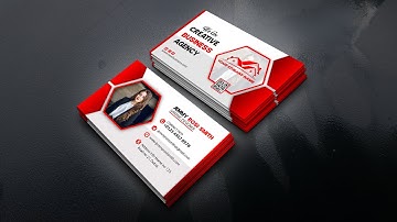 How to Create Professional Business Card design in adobe Photoshop Tutorials