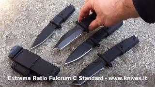 Extrema Ratio - New Fulcrum C and Shrapnel with full handle - www.knives.it