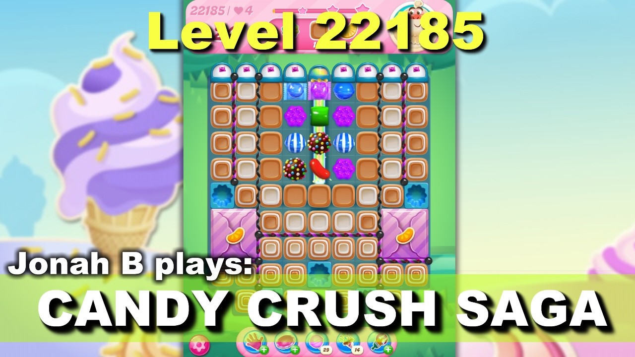 Candy Crush Saga Level 22185 - YouTube