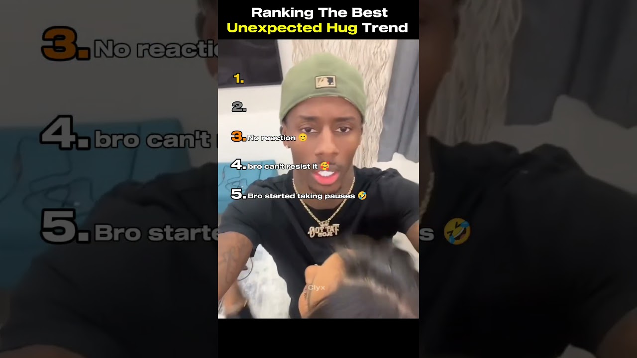 Ranking The Best Unexpected Hug Trend 😜
