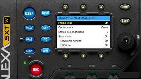 ARRI Tech Tip:Frame Line & Lens Illumination Tool - How to import a Frameline into ALEXA SXT and LF?