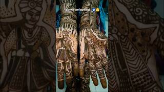 bridal mehandi design 🧿🤗🧿#wedding #babyhaircare #good
