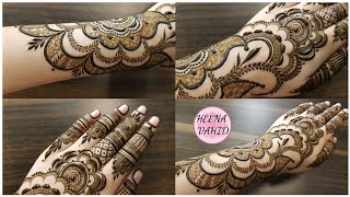 Stylish Henna Design for Backside - *Eid Special #4* - 2021 new designs |  | Heena Vahid.