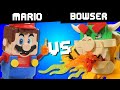 LEGO Mario Vs Bowser Arcade STOP MOTION LEGO Smash Bros Fight 1 | Billy Bricks