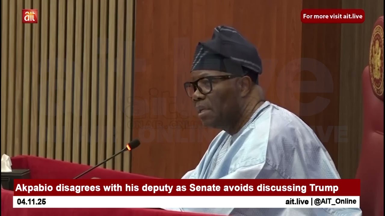 Akpabio Disagrees with Deputy as Senate Avoids Trump Debate 🇳🇬