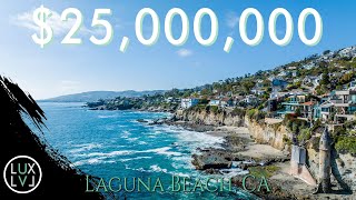 Mark Singer A.I.A. designed coastal home right next to PIRATE TOWER in Laguna Beach. Only $25 mil!!!