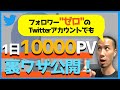 【知らなきゃ損する】ツイッターでブログアクセスを稼ぐ方法