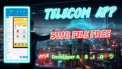 Telecom App | Telecom App Create | Sketchware | Telecom App Swb | Developer A　B　I　D　ツ | Drive Server