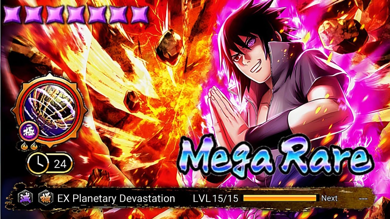 NxB NV: MAXED Sasuke Rinne-Sharingan New Mega Rare Solo Attack Mission Gameplay.