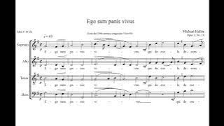 Haller, Michael (1840 -1915) Motettum: Ego Sum Panis Vivus (Laudes Eucharisticæ, Op 16 Nr. 14, 1878)