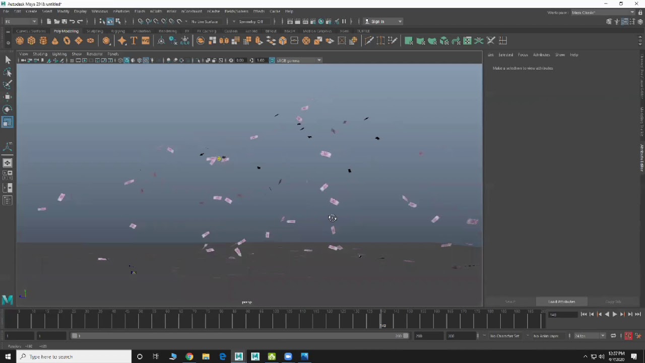 NCloth Tutorial in Maya 01 - YouTube