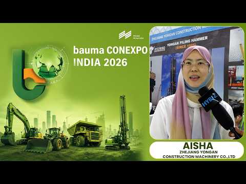 Yongan Piling Hammer Hydraulic Vibratory & Impact Hammers | Aisha | bauma CONEXPO INDIA 2026