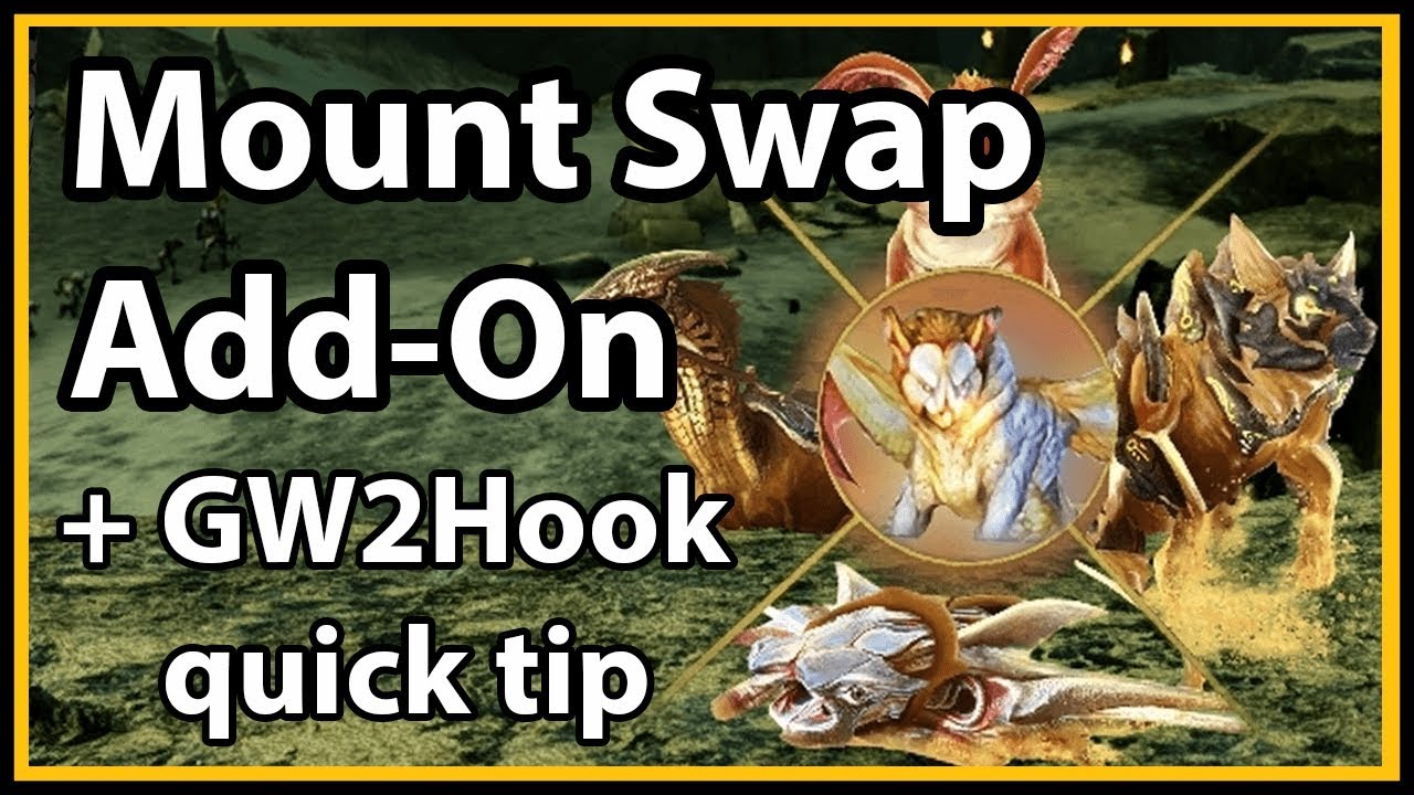 Guild Wars 2 - Mount Swap Add-On (GW2Hook quick tip)
