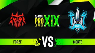 forZe vs. Monte - Map 2 [Mirage] - ESL Pro League Season 19 - Group C