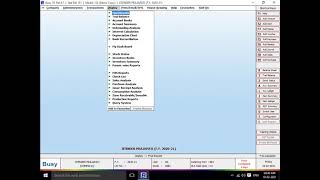 Busy Accounting Software Lecture With Debit Note And Credit Note screenshot 1