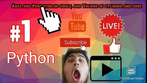 Python Program to find area of circle, perimeter of circle, volume of cylinder, and volume of cone.
