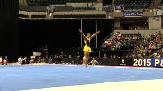 Stacey Ervin – Floor Exercise – 2015 P&G Championships – Sr. Men Day 2