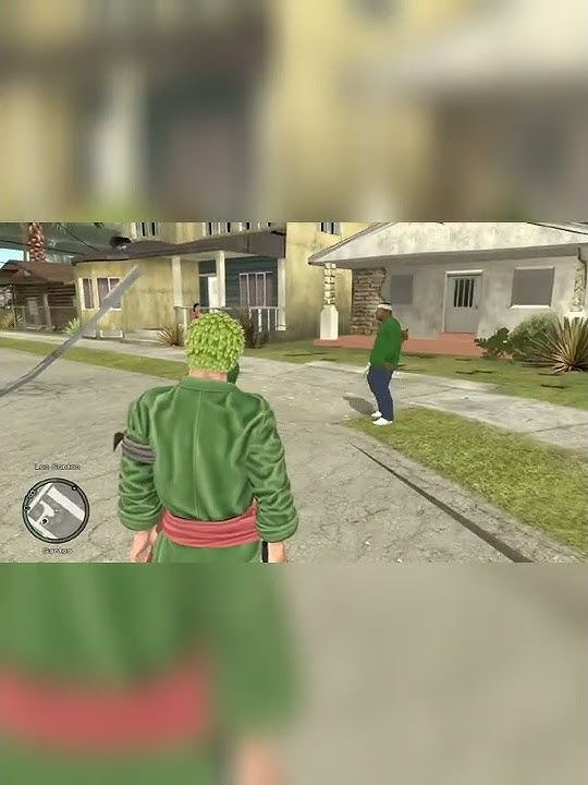 gta san andreas - roronoa zoro (one piece)