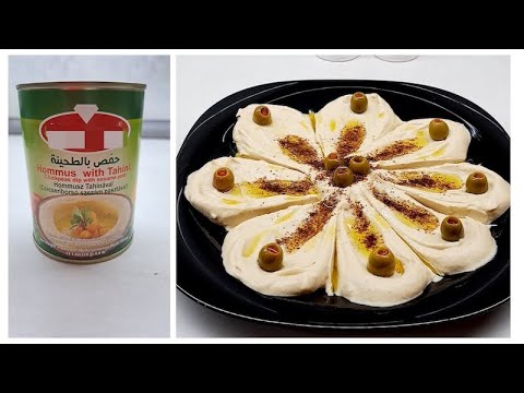 حمص بالطحينة المطاعم مع التعديل على الحمص المعلب        