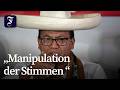 Peruanischer Präsidentschaftskandidat Sanchez will Wahlergebnis nicht anerkennen