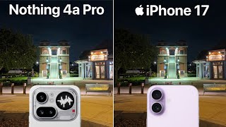 Nothing Phone 4a Pro VS iPhone 17 Camera Test Comparison