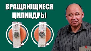 видео: Вращающиеся цилиндры картинка: Вращающиеся цилиндры