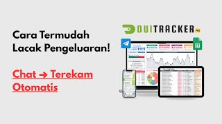Template Lacak Keuangan Google Sheet + Telegram | Duit Tracker Pro