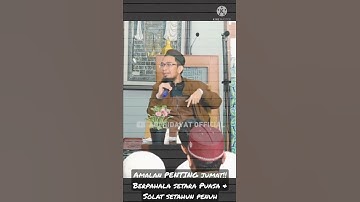 Sunah Rasul di hari Jumat #adihidayat #shorts