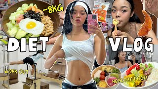 -8kg 초현실주의 다이어트 VLOG🍀다이어트 다짐하고 이 영상 본 사람? 완전 럭키잖아?🍀🍀🍀 #원영적사고