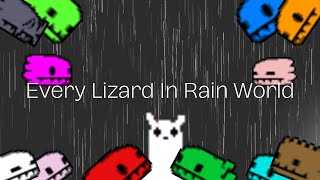 Basic Info on (almost) EVERY Lizard in Rain World #rainworld #slugcat #downpour #lizard