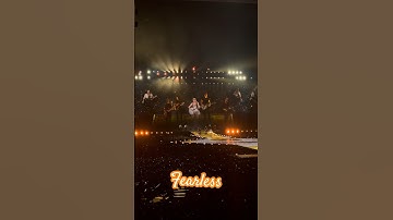 Taylor swift performing fearless with guitar #music #song #concert #taylorswift #erastour #swifties