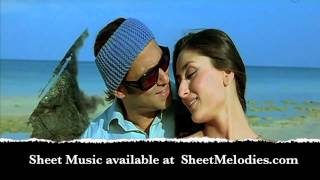 Teri Meri (Bodyguard) - Piano/Violin Sheet Music by SheetMelodies.com (HD 1080p)