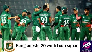 BANGLADESH T20 WORLD CUP 2024 SQUAD