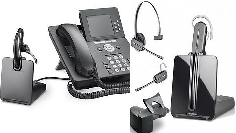 Plantronics CS530 Wireless DECT Headset System Up To 350 Feet Away From Base For Maximum Mobility