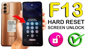 Samsung F13 :- Hard Reset | Forgot Password | Format  (without pc)
