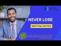 Never lose meeting notes