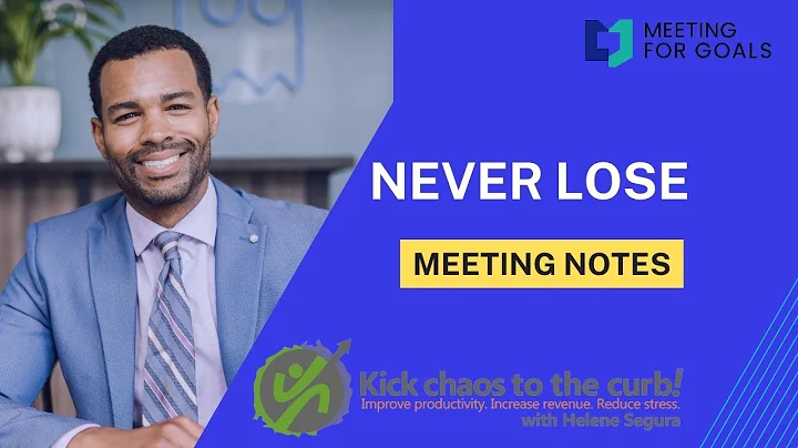 Never lose meeting notes