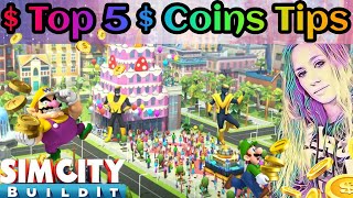 Top 5 Fastest Ways To Make Coins (SimCity Build It) Tips &Tricks screenshot 2