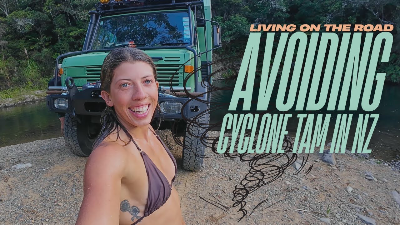 Trapped in the Middle of New Zealand During Cyclone Tam?! 🌪😱