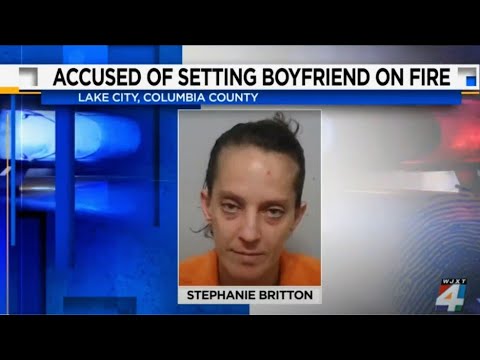 Woman Accused Of Setting Her Boyfriend On Fire - YouTube