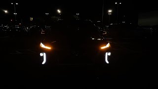 2021 Hyundai Palisade interior and exterior lights at night | 4K