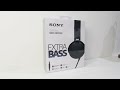 Sony MDR-XB550AP Unboxing