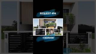 4 BEDROOM REQUEST #94 #simplehousedesign #housedesign #outdoorliving #interiordesign #simplehouse