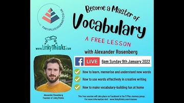 Become a Master of Vocabulary | Alexander Rosenberg |  LinkyThinks